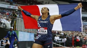 Pascal Martinot-Lagarde après son titre de champion d'Europe du 110m haies