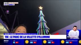 Paris: le parc de La Villette s'illumine pour les fêtes