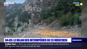 Alpes du Sud: le bilan des intempéries de mercredi