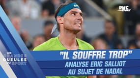 Roland-Garros : "Je pense qu'il souffre trop. Je crois qu'il n'en peut plus" analyse Salliot au sujet de Nadal