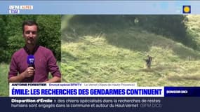 Disparition d'Émile: les recherches des gendarmes continuent