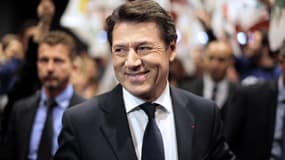 Christian Estrosi le 17 novembre 2013 à Nice. Il accepte de débattre face à sa rivale Marion Maréchal-Le Pen.