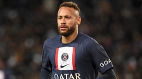 Neymar avec le PSG contre Strasbourg