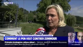 2022: Marine Le Pen pense qu'Éric Zemmour "n'a aucune chance d'être élu"
