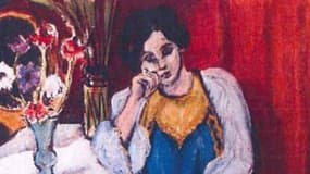 la liseuse en blanc et jaune d'Henri Martisse dérobée au musée Kunsthal