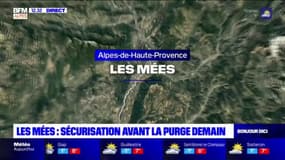 Alpes-de-Haute-Provence: sécurisation avant la purge aux Mées