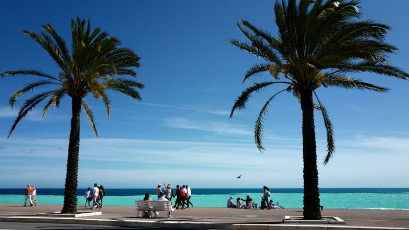 La promenade des Anglais à Nice.