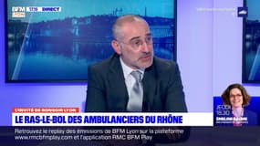 Ras-le-bol des ambulanciers du Rhône: "j'entame une grève de la faim", annonce Bruno Basset 