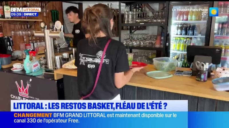 Le fléau des "restos basket" cet été sur la côte