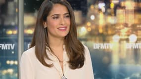 Salma Hayel sur le plateau de BFMTV