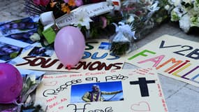 Des messages de recueillement dans le village où vivait Hervé Gourdel, dans les Alpes-Maritimes.