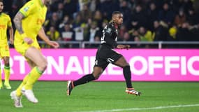 Pereira Da Costa buteur avec le RC Lens contre Nantes, le 3 février 2024