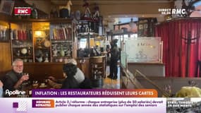 Inflation: les restaurateurs réduisent leurs cartes 