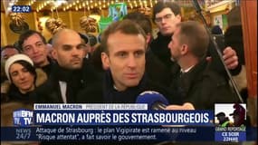 Emmanuel Macron: "C'est la nation toute entière qui est aux côtés des Strasbourgeois ce soir"