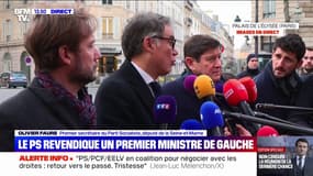 Consultations à Élysée: Olivier Faure assure qu'il ne faut plus diriger "sous la pression" du RN