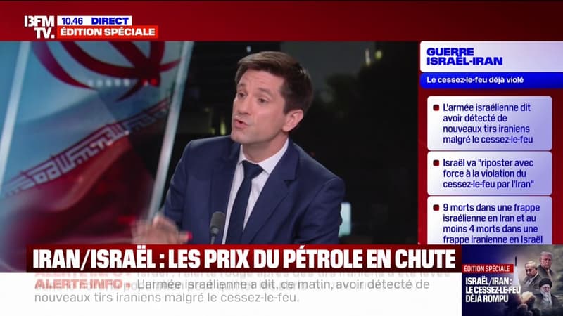 Les prix du pétrole décrochent après l'annonce d'un cessez-le-feu entre l'Iran et Israël