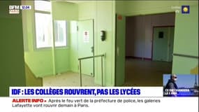 En Île-de-France les collèges vont rouvrir, mais pas les lycées