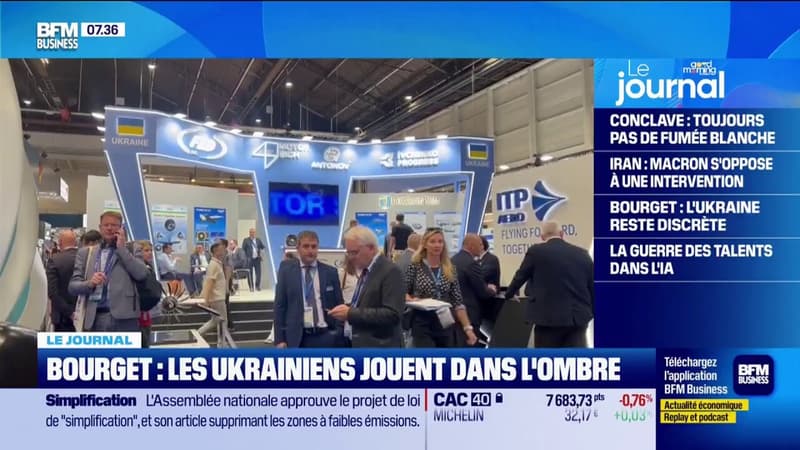 Salon du Bourget: les Ukrainiens jouent dans l'ombre et restent discrets