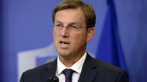 Le Premier ministre slovène Miro Cerar, lors du mini-sommet à Bruxelles sur la question des migrants, le 25 octobre 2015