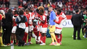 Le Stade de Reims après la défaite en barrages de Ligue 1/Ligue 2 contre Metz - le 29/05/2025