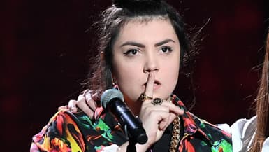 La chanteuse Hoshi lors des Victoires de la musique en février 2020.