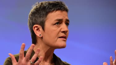 La commissaire européenne à la concurrence Margrethe Vestager, lors d'une conférence de presse en janvier 2016.