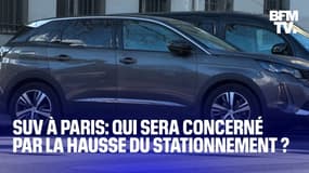 SUV à Paris: qui sera concerné par la hausse des tarifs du stationnement? 