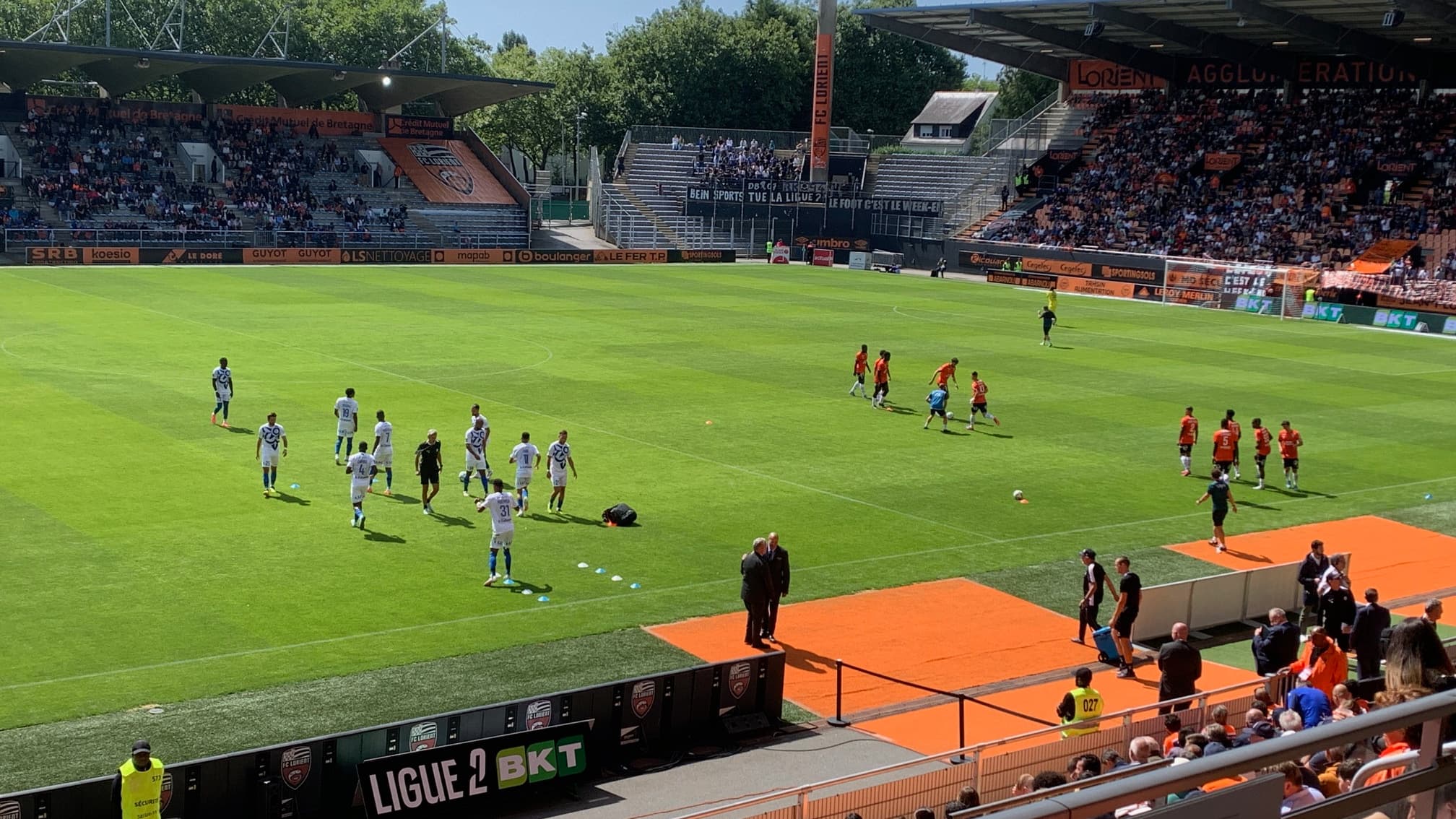 Reprise du match Lorient-Grenoble le 24 août 2024. Reprise du match Lorient-Grenoble le 24 août 2024.