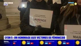 Lyon 5: un hommage aux victimes de féminicide