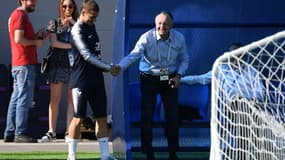 Jean-Michel Aulas et Antoine Griezmann