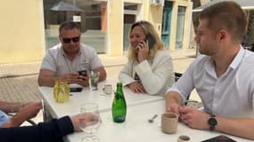 La député sortante du RN, Annick Cousin, prépare la campagne à venir.