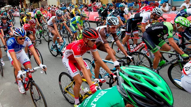 Le peloton de la Vuelta lors de l'édition 2015