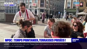 Les Lillois profitent du beau temps sur les terrasses 