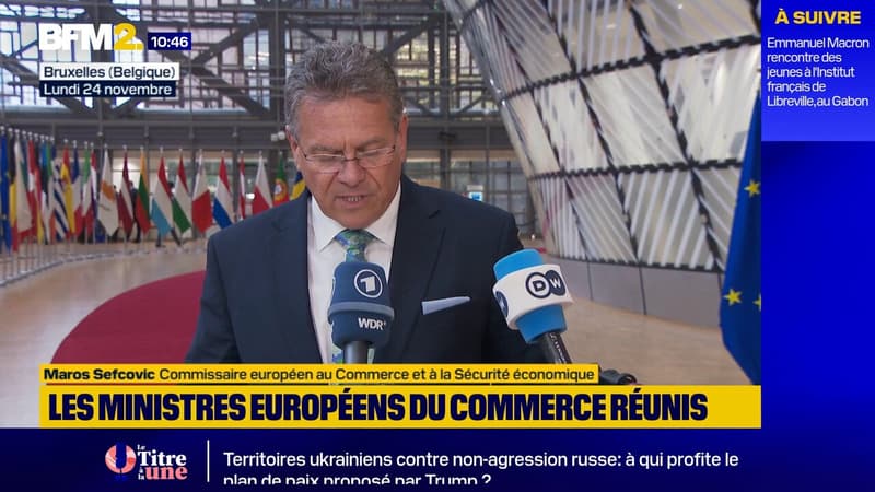 L'Union européenne demande aux États-Unis une baisse des droits de douane sur l'acier