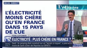 L'électricité moins chère qu'en France dans 15 pays de l'UE