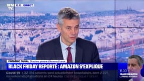 Black Friday: le directeur d'Amazon France, Frédéric Duval, "a envie d'offrir à toutes ces entreprises et à tous ces clients un très beau Black Friday le 4 décembre"