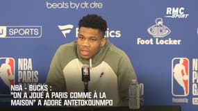 NBA-Bucks : « A Paris, on a joué comme à la maison » a adoré Antetokounmpo 