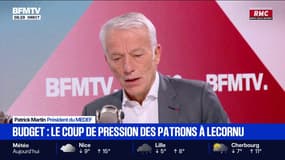 "Pas ce budget-là": Patrick Martin, président du Medef, s'exprime avant le vote du budget à l'Assemblée nationale
