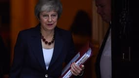 La Première ministre Theresa May au 10, Downing street le 14 novembre dernier.