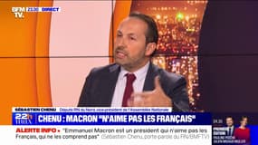 Pour Sébastien Chenu (RN), Emmanuel Macron est "un président qui n'aime pas les Français"