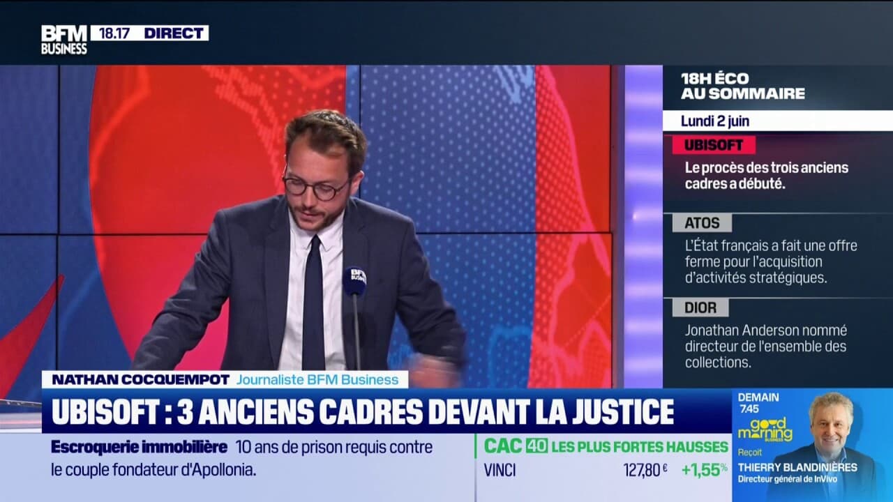 Ubisoft : 3 anciens cadres devant la justice