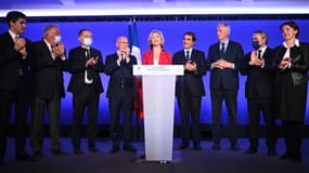 Valérie Pécresse après l'annonce de sa victoire au congrès LR, samedi 4 décembre 2021
