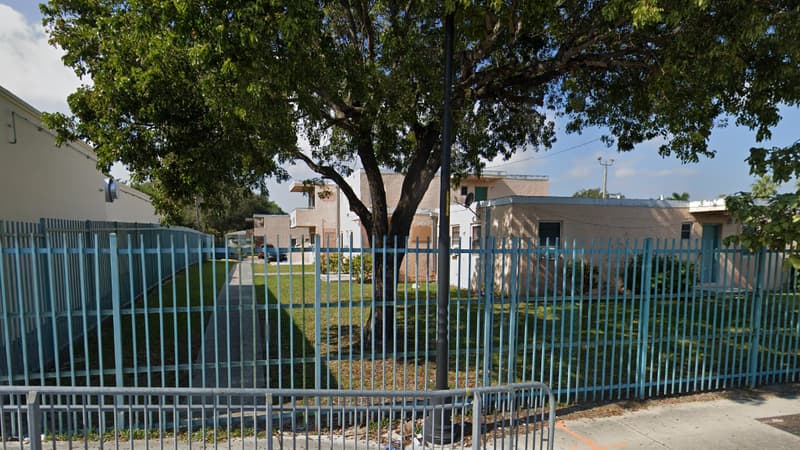 Le complexe d'appartements où a été victime une petite fille à Miami, Etats-Unis
