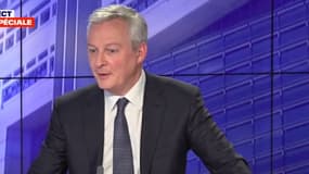 Bruno Le Maire sur le plateau de BFM Business le 10 mars