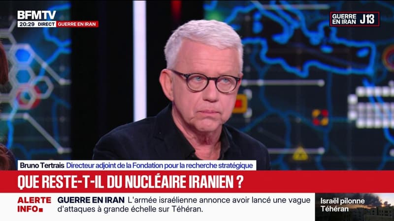 Guerre au Moyen-Orient: L'Iran n'était pas à deux semaines de la bombe (nucléaire), ce n'est pas vrai, affirme Bruno Tertrais, directeur adjoint de la Fondation pour la recherche stratégique