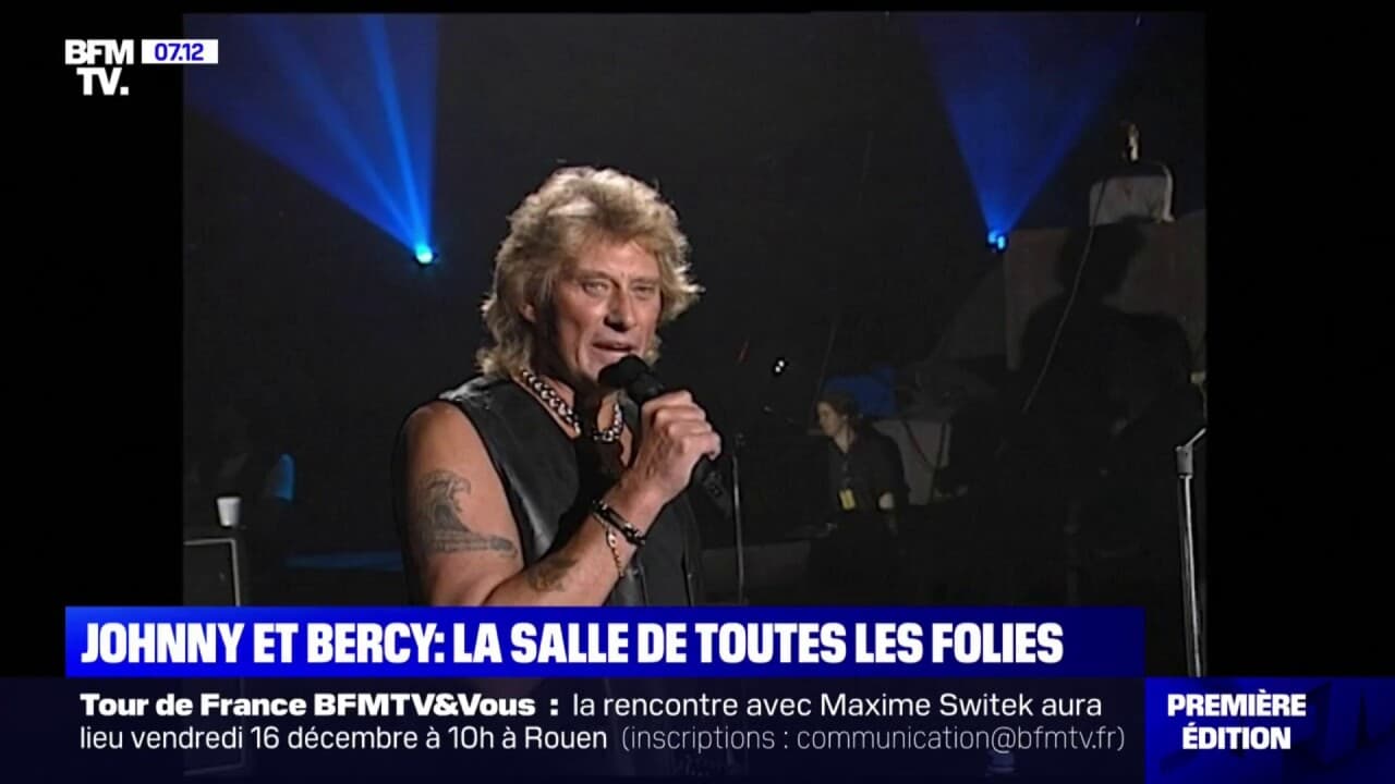 Bercy, la salle de toutes les folies pour Johnny qui détient toujours