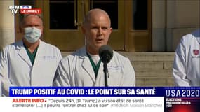 "Actuellement, Donald Trump n'a pas de problème respiratoire", selon les médecins