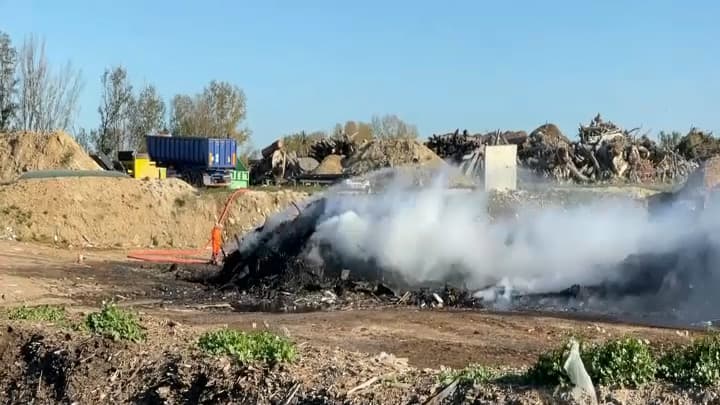 La déchetterie de Saint-Martin de Crau a été victime d'un incendie en novembre 2021.
