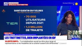 Les trottinettes, bien implantées en Ile-de-France