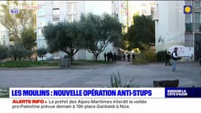 Nice: une nouvelle opération anti-stupéfiants dans le quartier des Moulins
